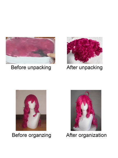 Hot Pink 28-Inch Twin-Ponytail Wig