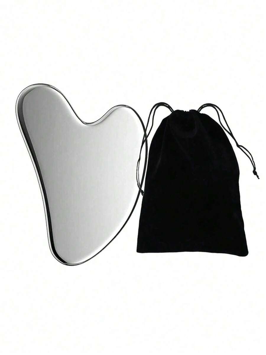 Heart-Shaped Stainless Steel Gua Sha Tool