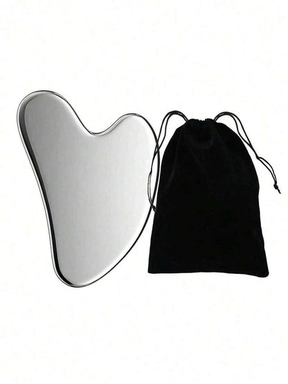 Heart-Shaped Stainless Steel Gua Sha Tool