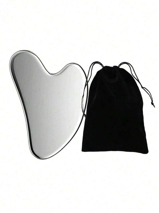 Heart-Shaped Stainless Steel Gua Sha Tool