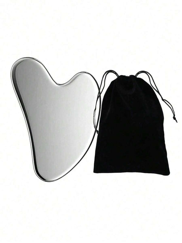 Heart-Shaped Stainless Steel Gua Sha Tool