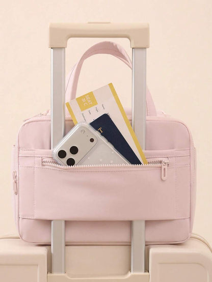 Multi-Pocket Fluffy Makeup Bag