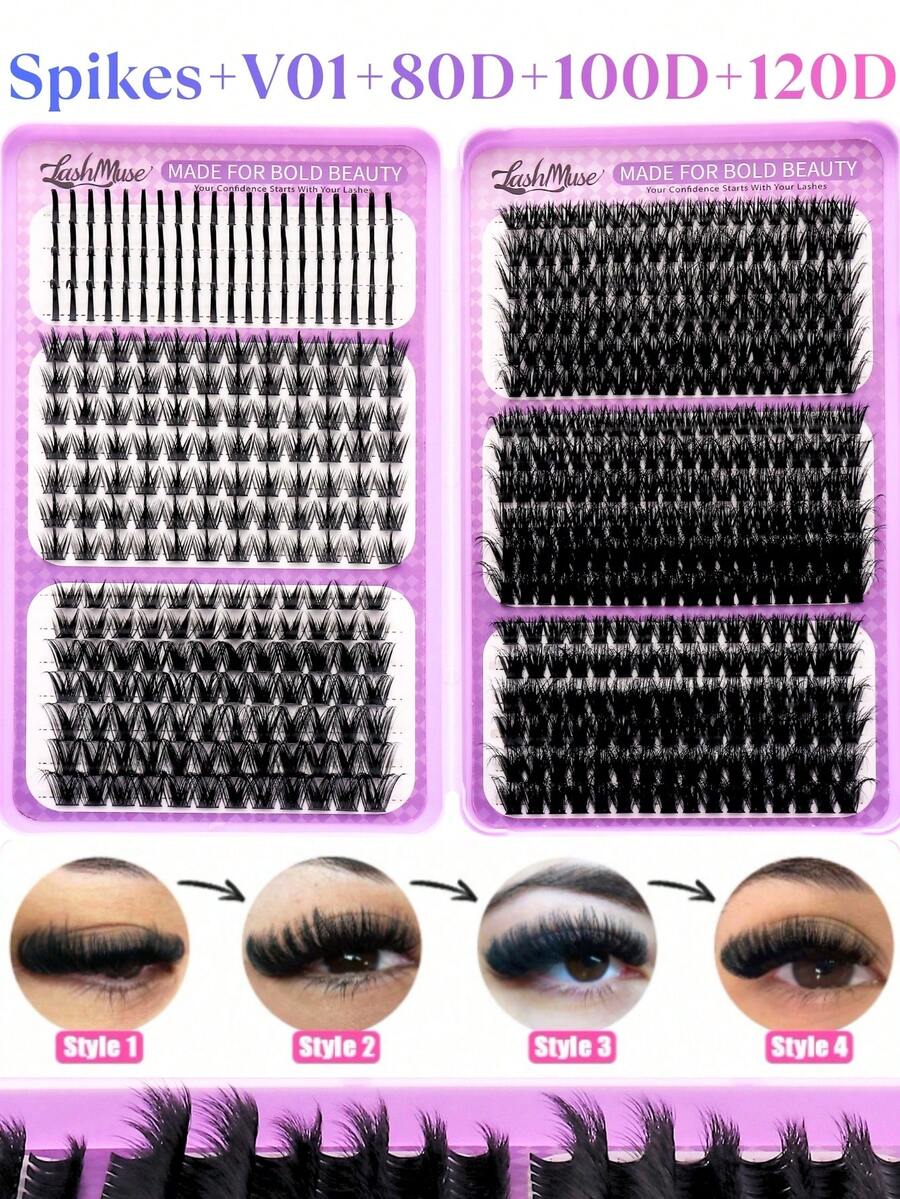 Wispy Lash Cluster Kit with Applicators