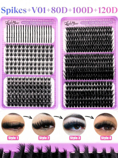 Wispy Lash Cluster Kit with Applicators