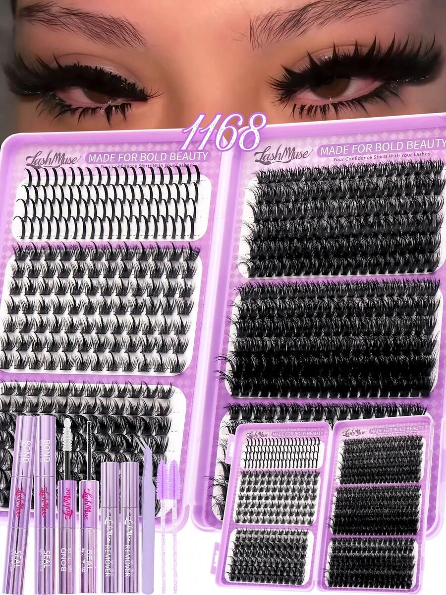 Wispy Lash Cluster Kit with Applicators